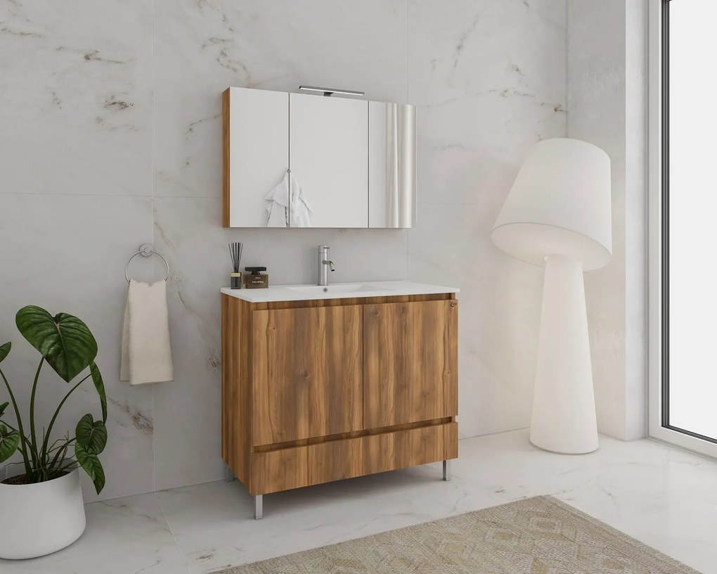 Комплект за баня Drop Delta 90 -Кафяво