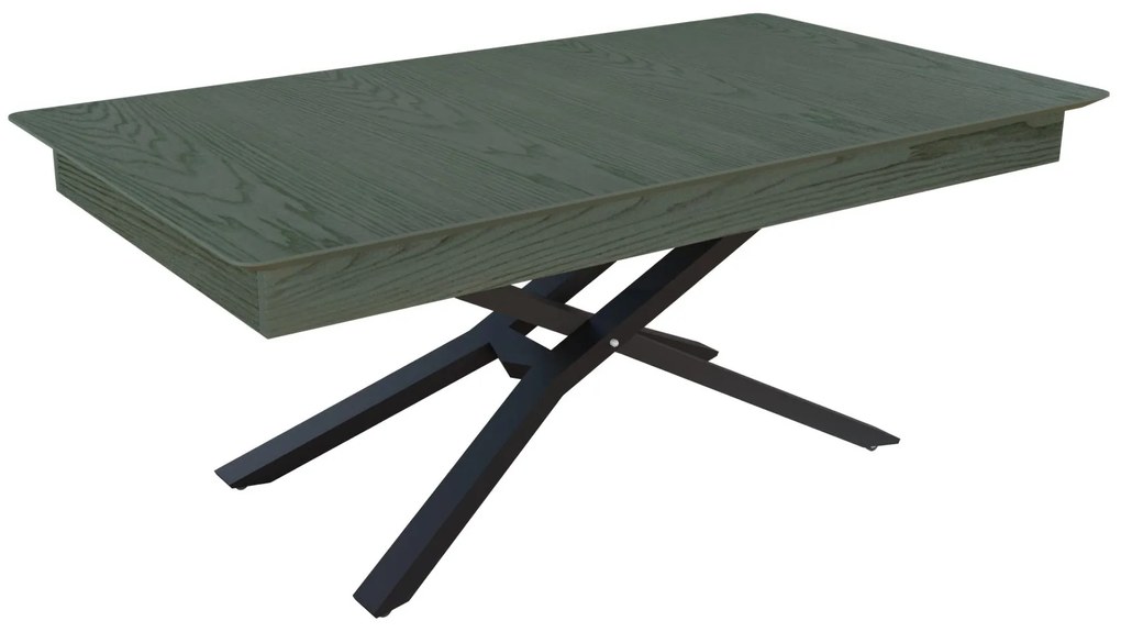 Разтегателна маса с повдигащ механизъм МЕГАРА -  МДФ фурнир