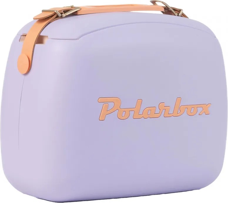 Хладилна чанта Polarbox Pop, 6 литра, Включени 2 кутии за обяд, Запазва студено до 24 часа, Лилав/Оранжев