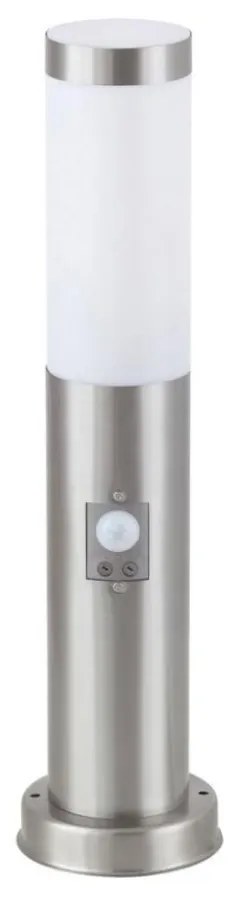 Rabalux 8267 - Екстериорна лампа със сензор INOX TORCH 1xE27/25W IP44