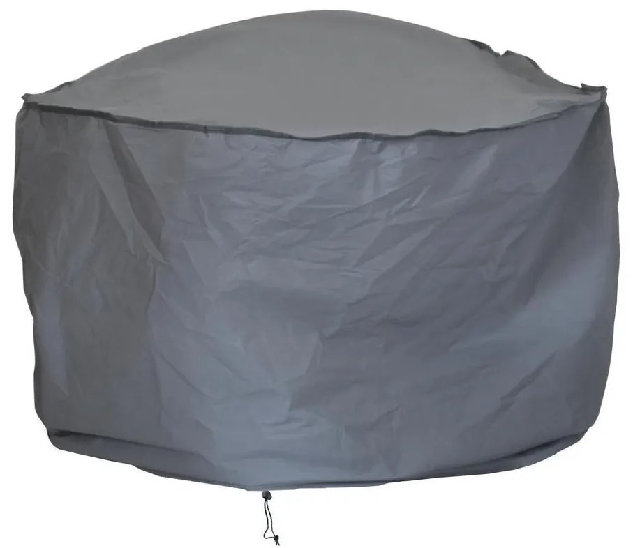 Капак за огнище 93x58 см, сив