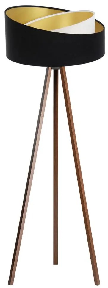 Подова лампа GALAXY 1xE27/60W/230V черна/wenge