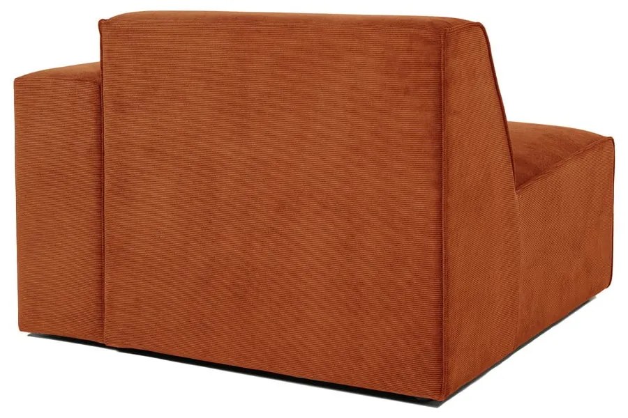 Модул за оранжев велурен диван (десен ъгъл) Sting - Scandic