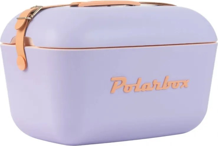 Хладилна чанта Polarbox Pop, 20 литра, AIRPOP полистирол, 5-15C до 24 часа, Лилав/Оранжев