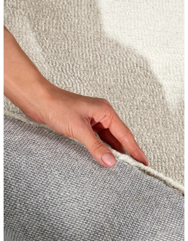 Кремав ръчно изработен килим със смес от вълна 125x200 cm Kari Organic – Villeroy&amp;Boch