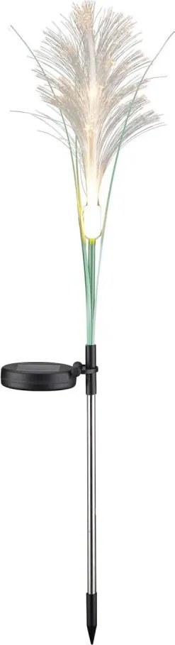LED Соларна лампа GRASS LED/1,2V 3000K 600 mAh IP44 черен
