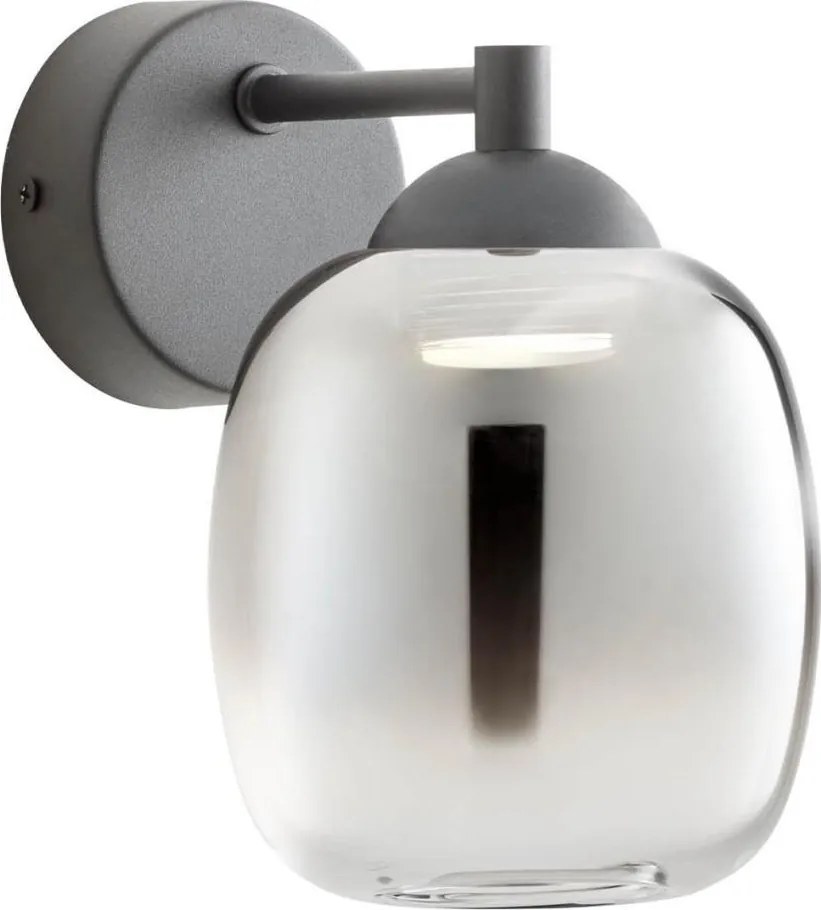 Redo 01-3483 - LED стенна лампа KHADI LED/6W/230V CRI 90 черна/опушена