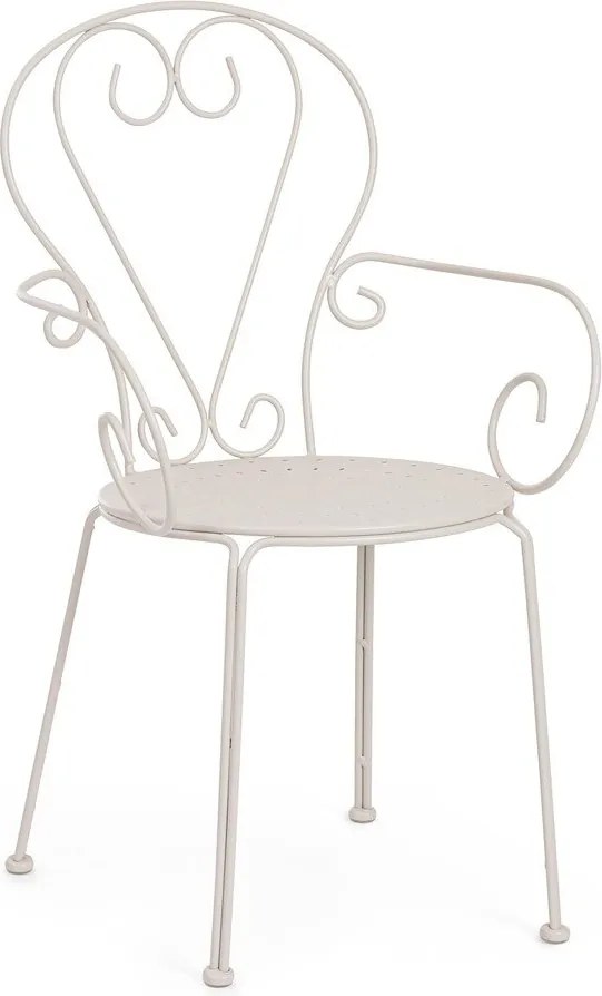 Бежов метален градински стол Etienne – Bizzotto