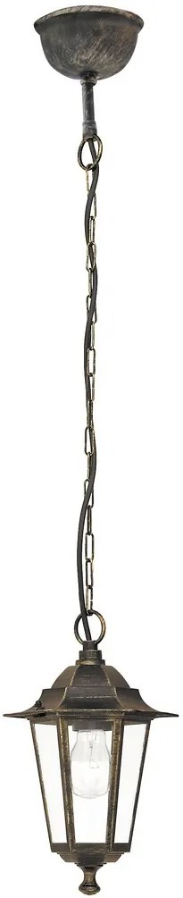 RABALUX 8238 Валенсия висящ фенер, старо злато,1х60W - 8238