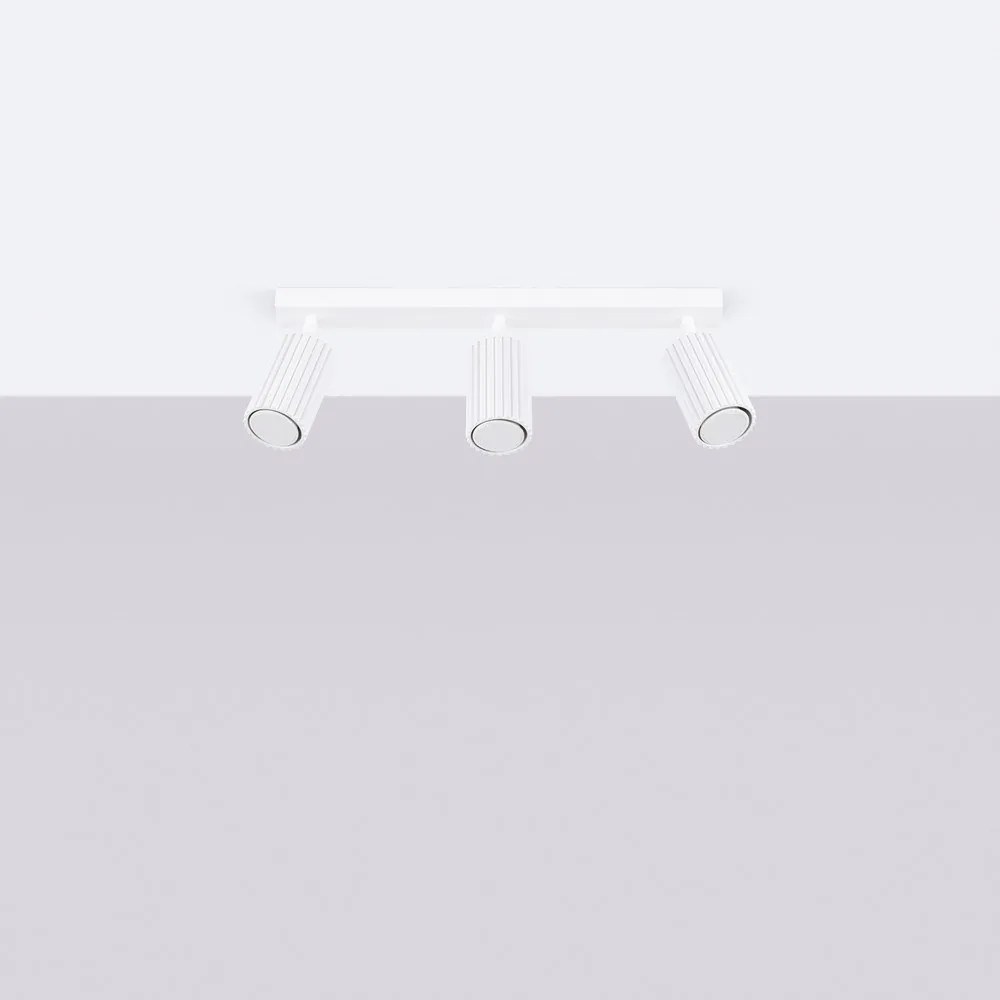 Бял прожектор 6,5x45 cm Gleam – Sollux