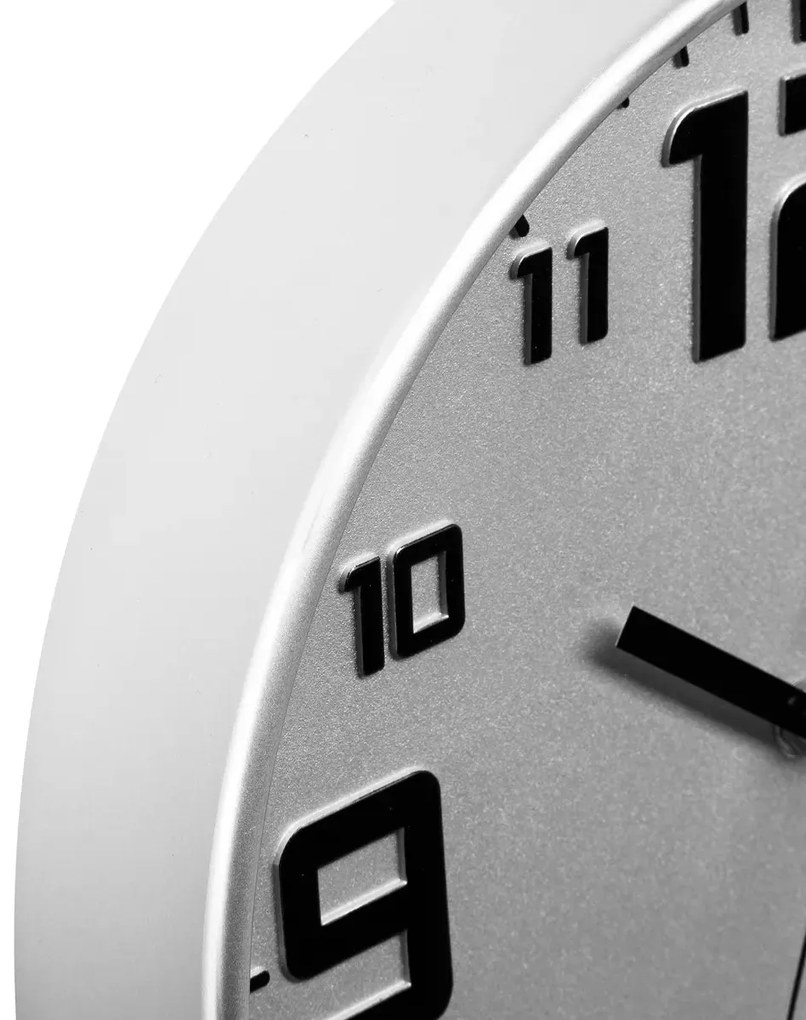 Стенен часовник atmosphera Elian, Ø30 cm - Бял