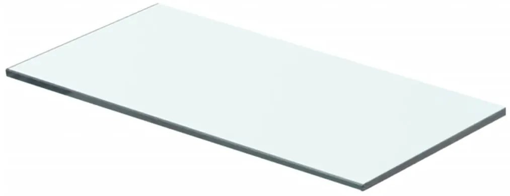 243813 vidaXL Плоча за рафт, прозрачно стъкло, 40 x 15 см