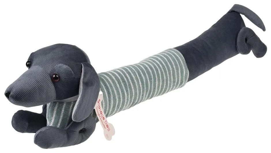 Зелено-сиво уплътнение за врата 17x76 cm Sausage Dog – Rex London