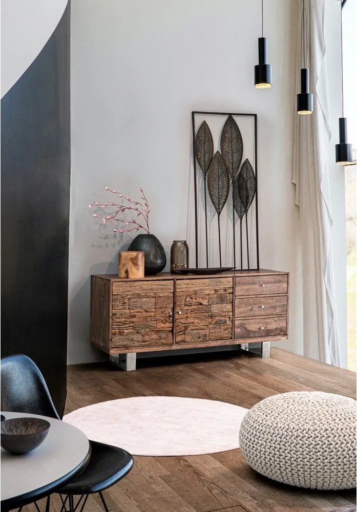 Метална декорация за стена 61x135 cm Adhira – Bizzotto