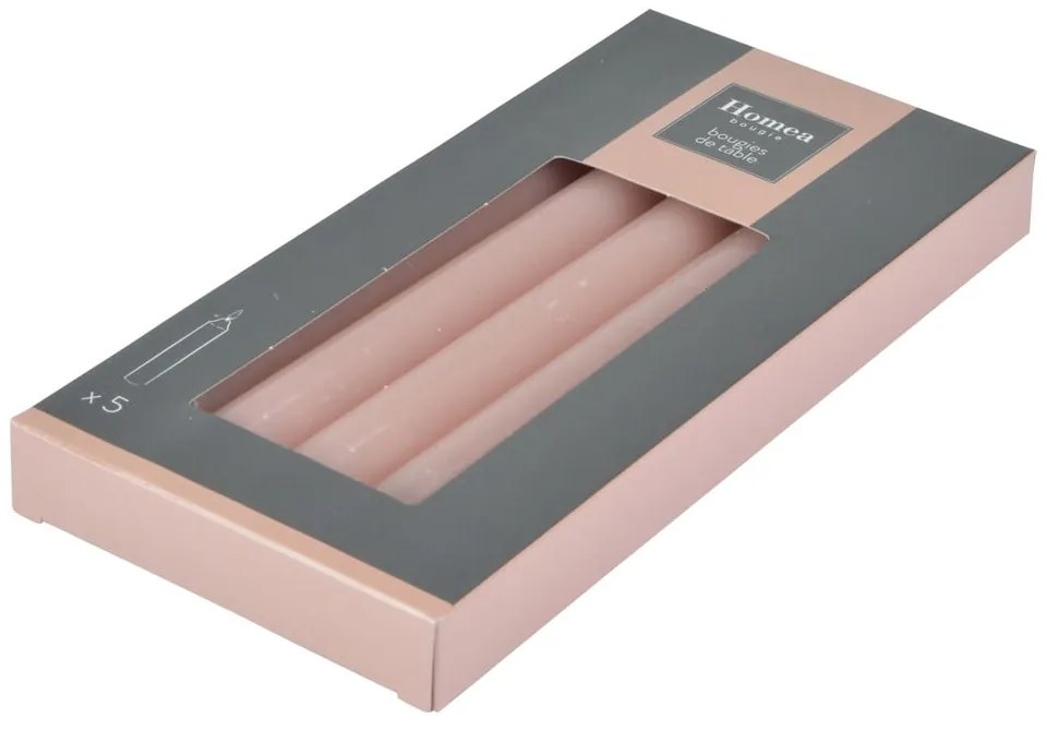 Свещи в комплект от 5 броя с време на горене 7 часа Essential – Homéa