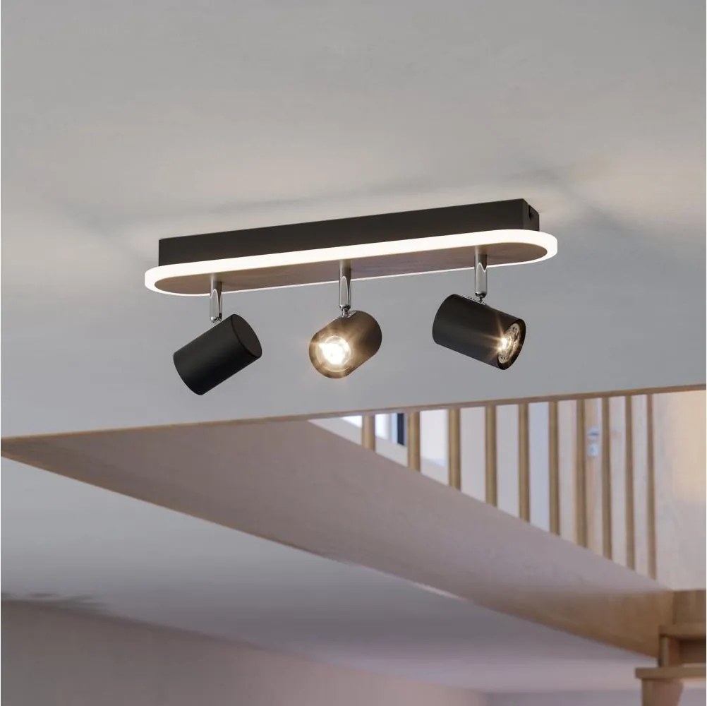 Eglo 901633 - LED точково осветително тяло RIMBOCCHI LED/20W/230V кафяво/черно