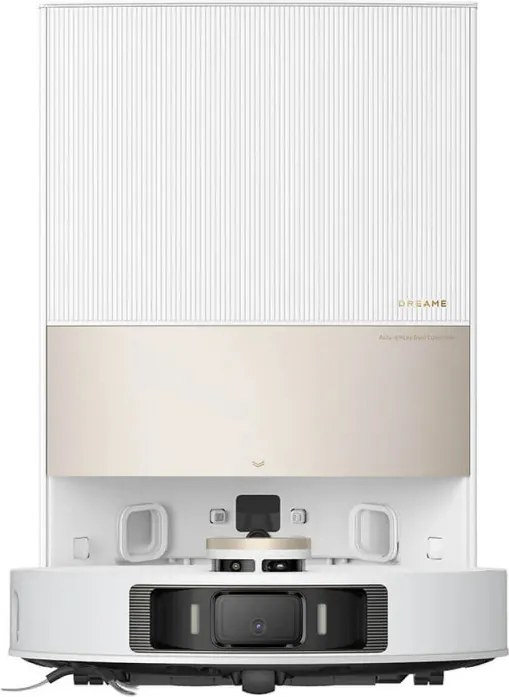 Прахосмукачка робот Dreame L20 Ultra Complete, 5300 Pa, 5200 mAh, 75W, До 300м2, 3D Картографиране, LDS сензор, Станция за зареждане, Автономия до 210 мин, Бял