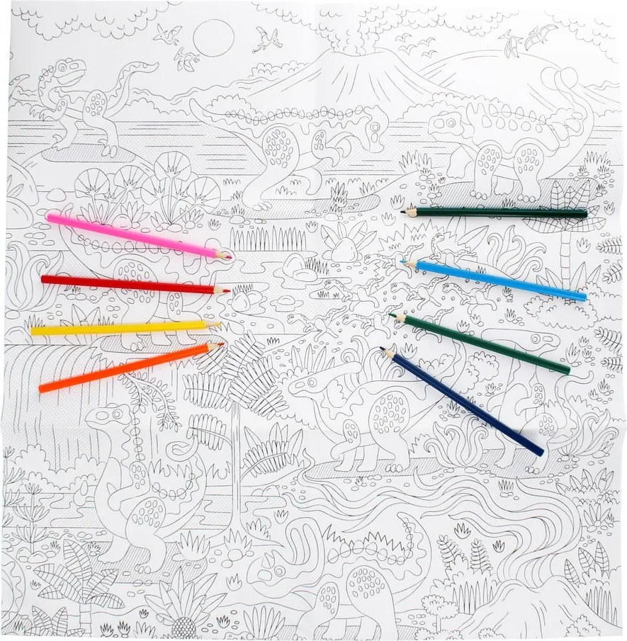 Картинки за оцветяване Baby Dinos – Rex London