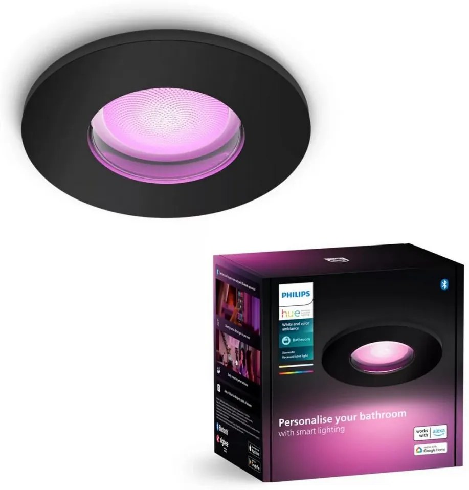 Philips Hue XAMENTO LED RGBW koupelnové svítidlo 1xGU10/4,2W IP44 stmívatelné