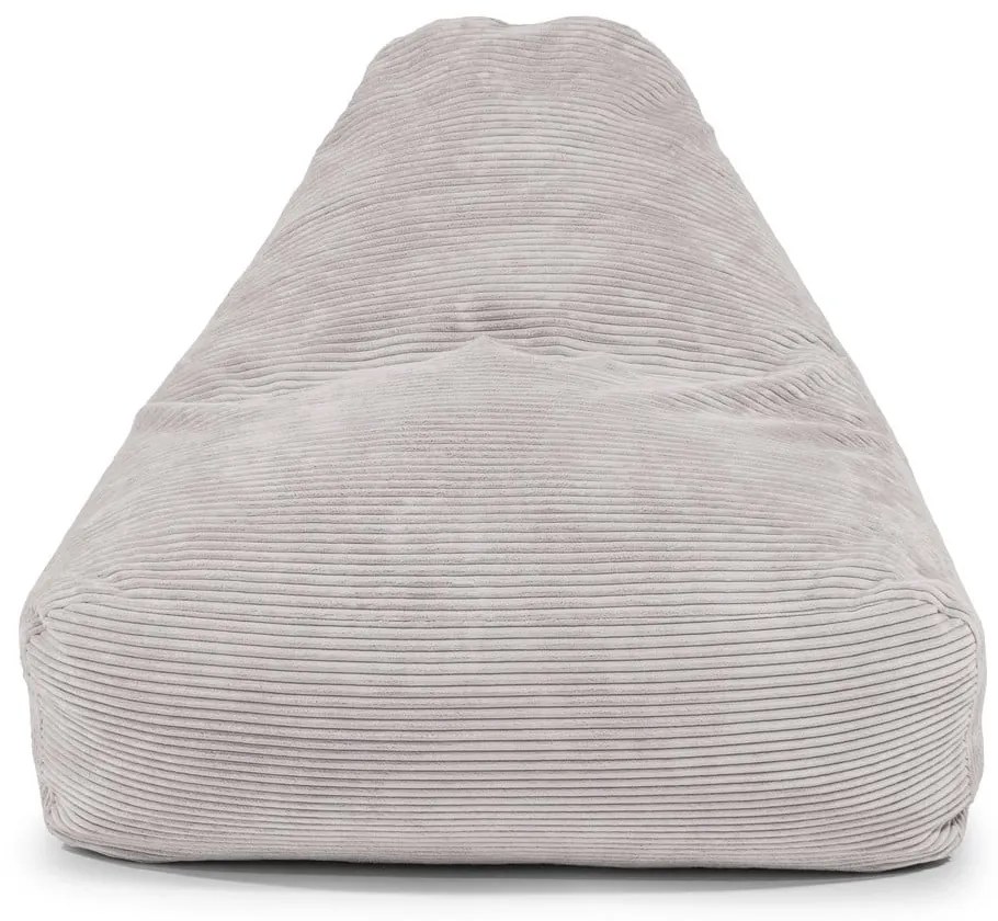 Тъмнокафяв пуф от рипсено кадифе Snug 100 – SLOWDOWN