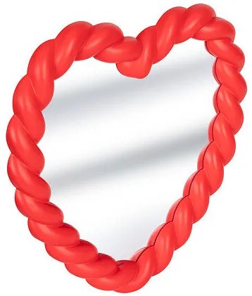 Декорация огледало за стена Сърце Twist, 33см