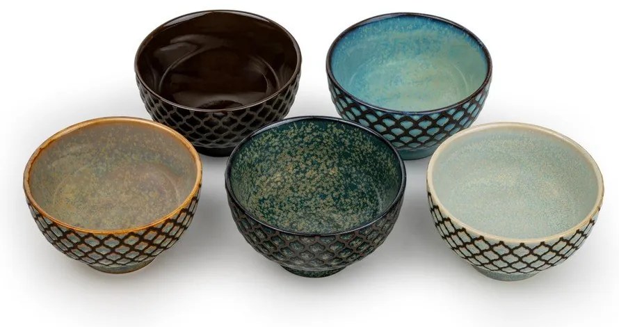 Порцеланови чаши в комплект от 5 бр. 200 ml Sara – Bredemeijer