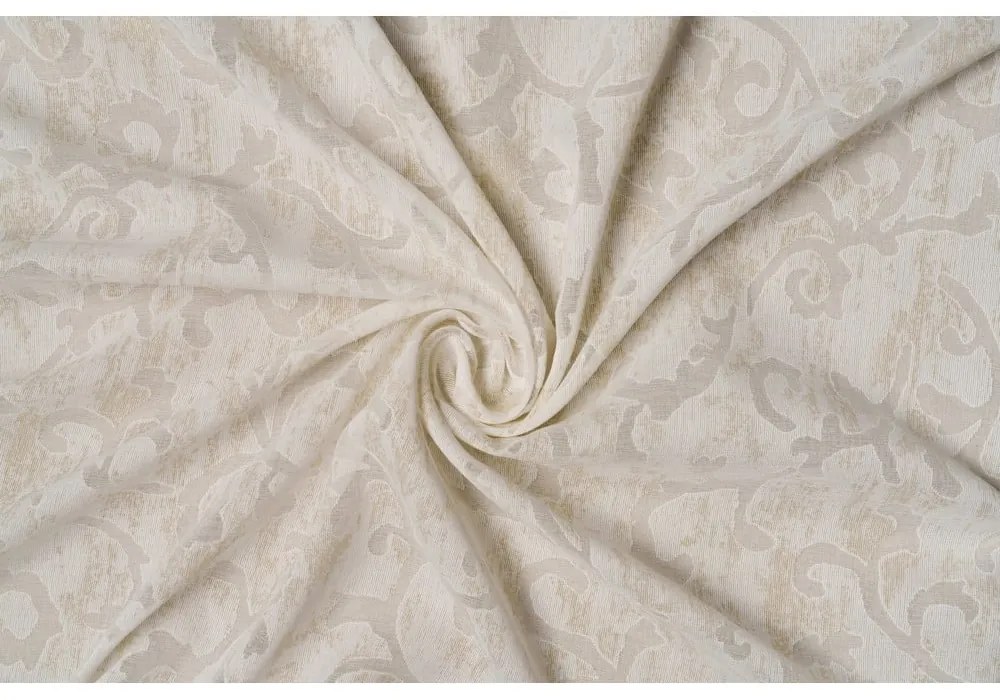 Бежова завеса 140x260 cm Baroque - Mendola Fabrics