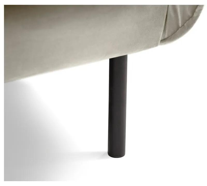 Бежов кадифен диван , 200 см Vienna - Cosmopolitan Design