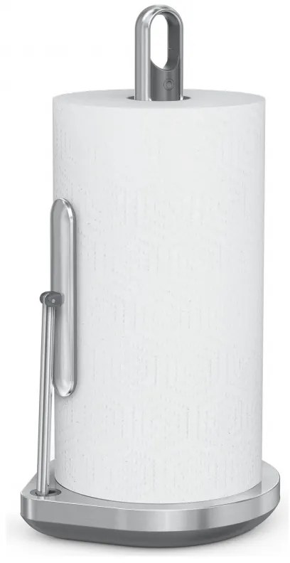 Поставка за кухненска хартия с вграден спрей за повърхности SimpleHuman KT1196, 177 мл, 20.3х17.8х38.1 см, Матов инокс