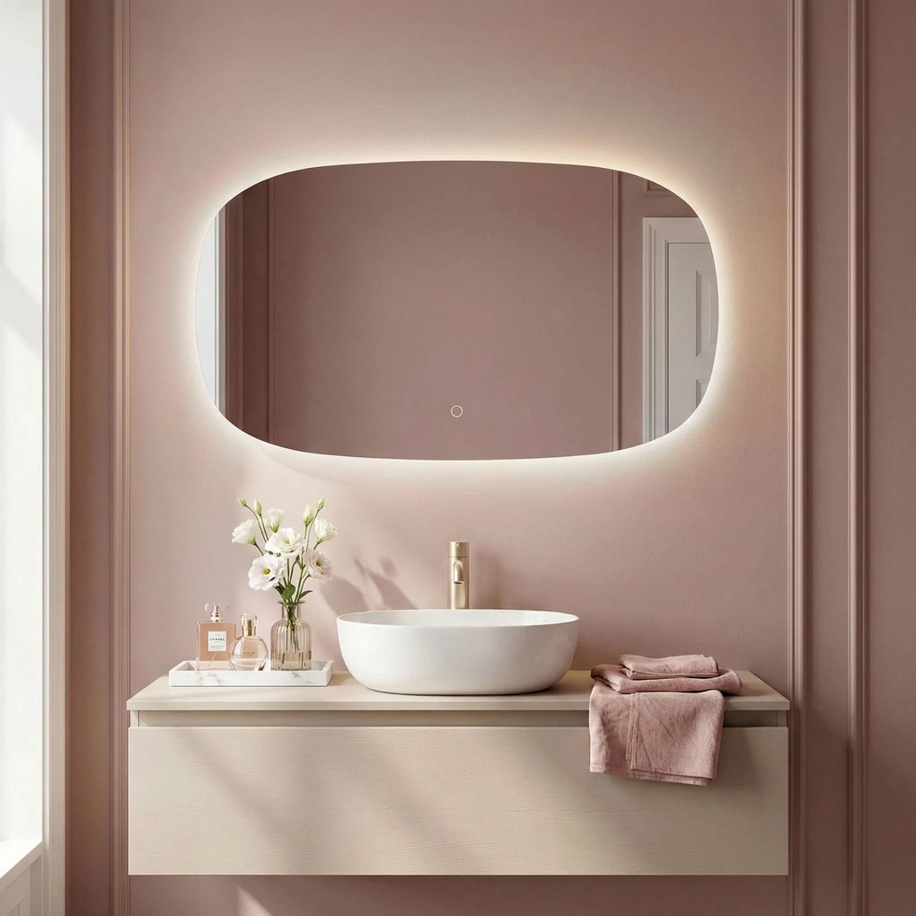 Огледало LED 100x60cm TOP-4