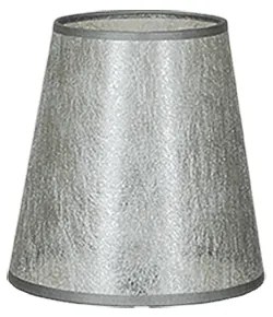 Абажур БАСАРИ СРЕБРО - конус, долно окачване, Е27