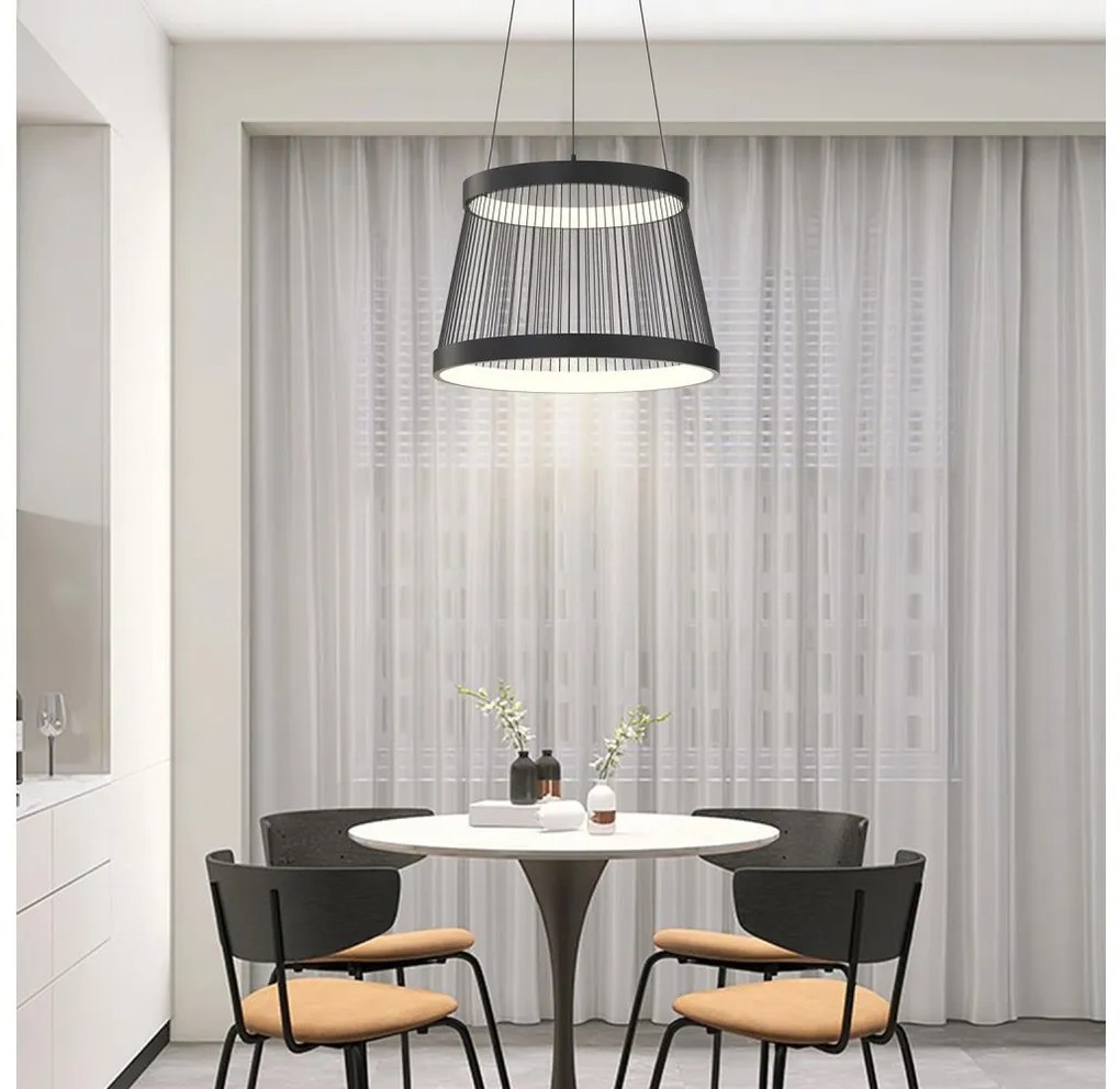 ONLI - LED Пендел MATE LED/40W/230V 4000K черен