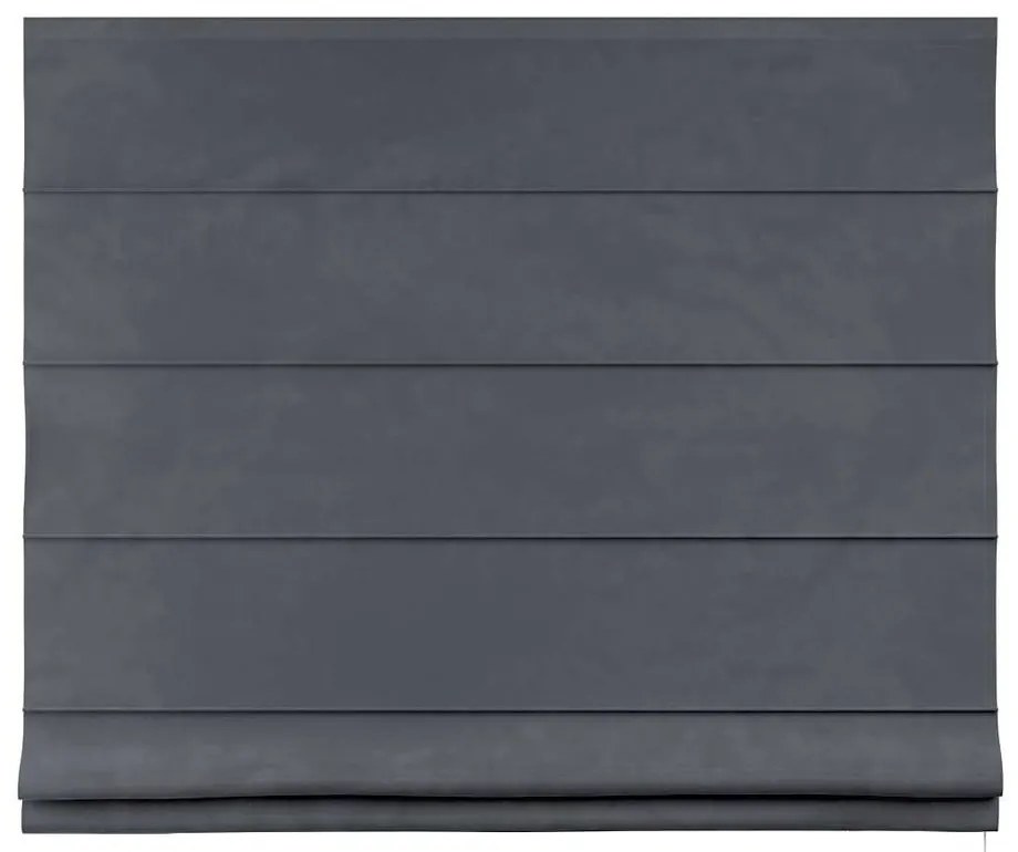 Сива римска щора 170x100 cm Posh Velvet - Yellow Tipi