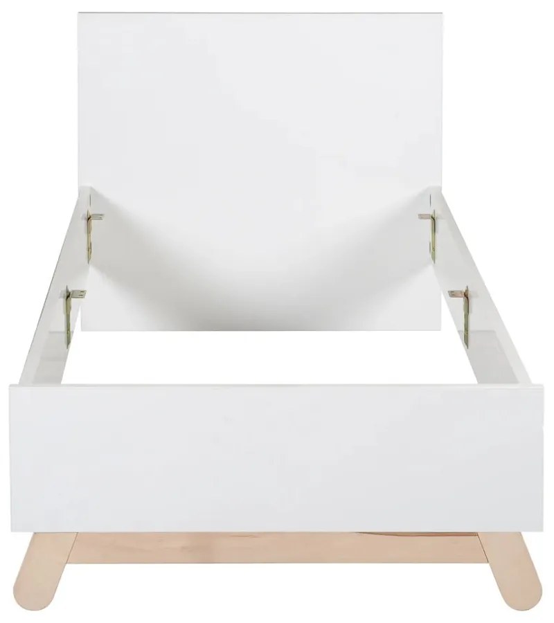 Бяло детско легло 90x200 cm Clara - Roba