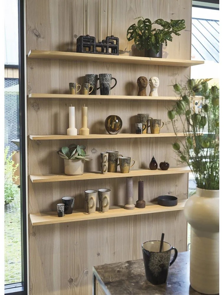 Жълти глинени чаши за еспресо в комплект от 4 бр. 100 ml Hela – Villa Collection