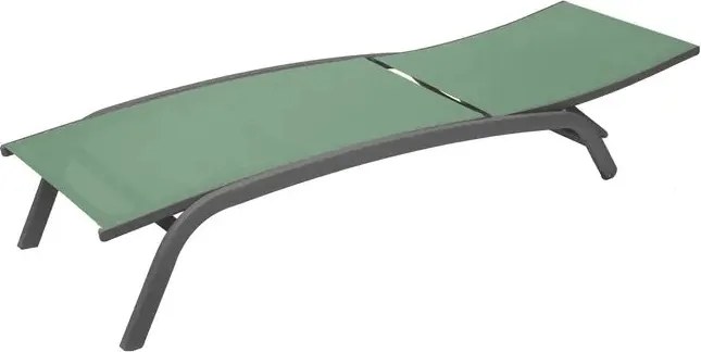 Алуминиев шезлонг Hesperide Bonao - Антрацит/Графит