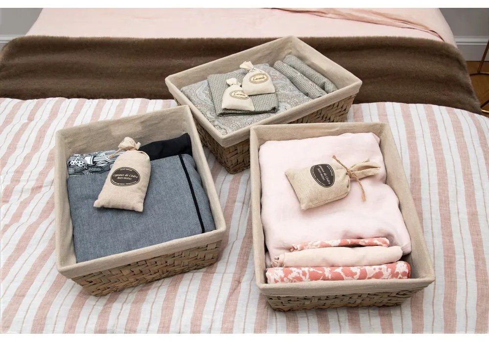 Кошница за съхранение от тръстика, 38,5 x 28,5 cm - Compactor