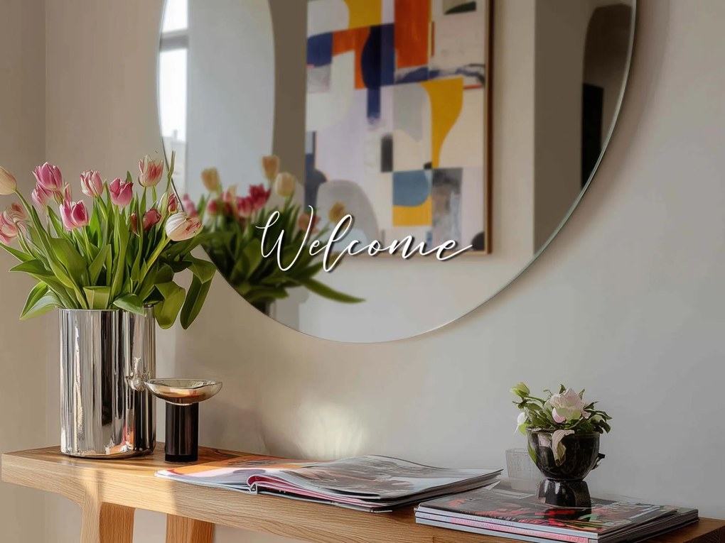Стикер за огледало S19 – Welcome 48x15