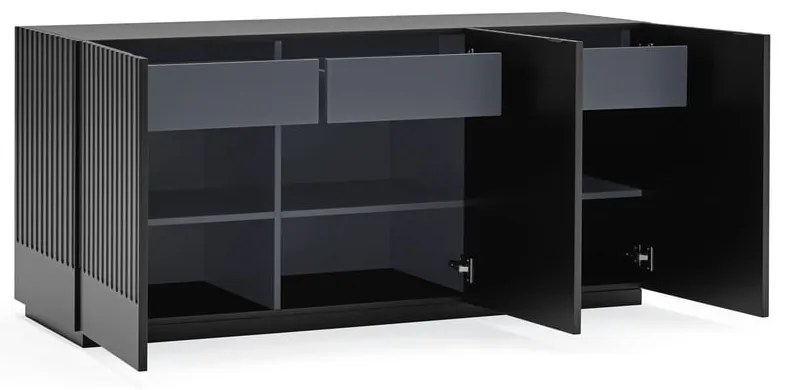 Черен скрин , ширина 150 cm Doric - Teulat