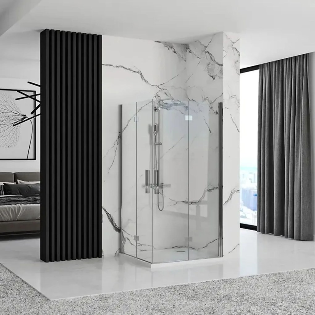 Душ кабина Rea Molier Chrome Double 90x90