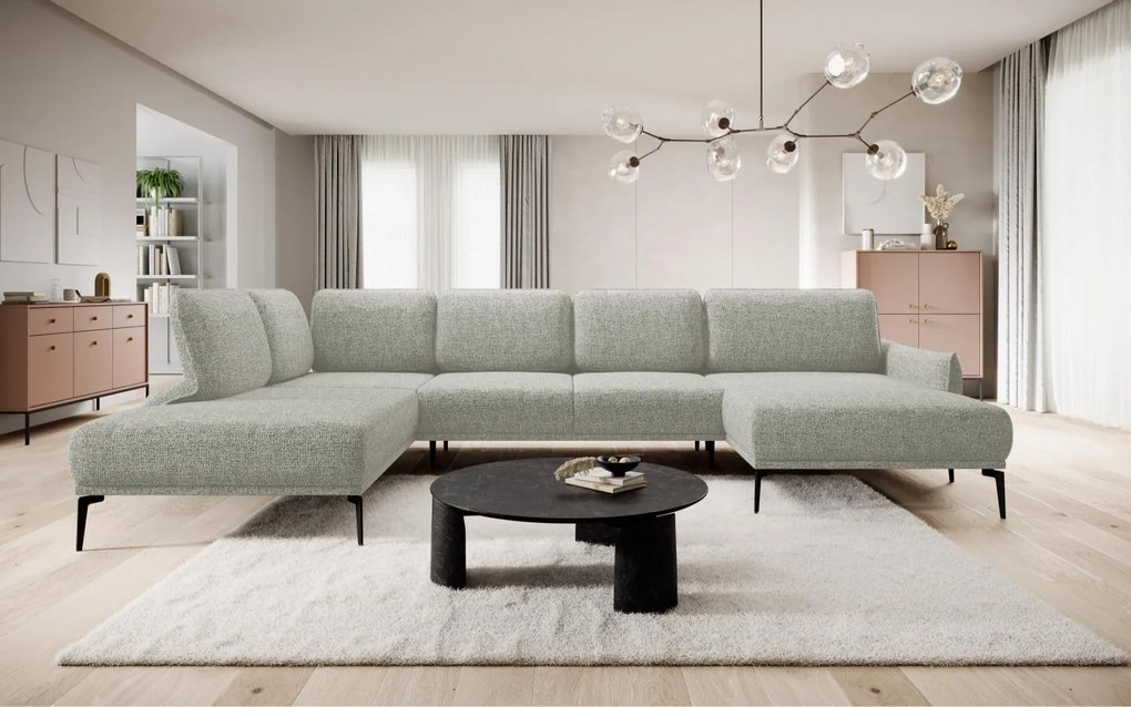 Ъглов диван Hydra Plus-Ekrou-Left