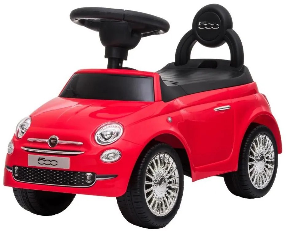 Push автомобил Fiat 500 2xAA червен