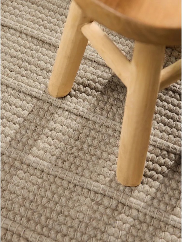 Бежова ръчно изработена вълнена пътека 80x250 cm Camden Parker – Ted Baker