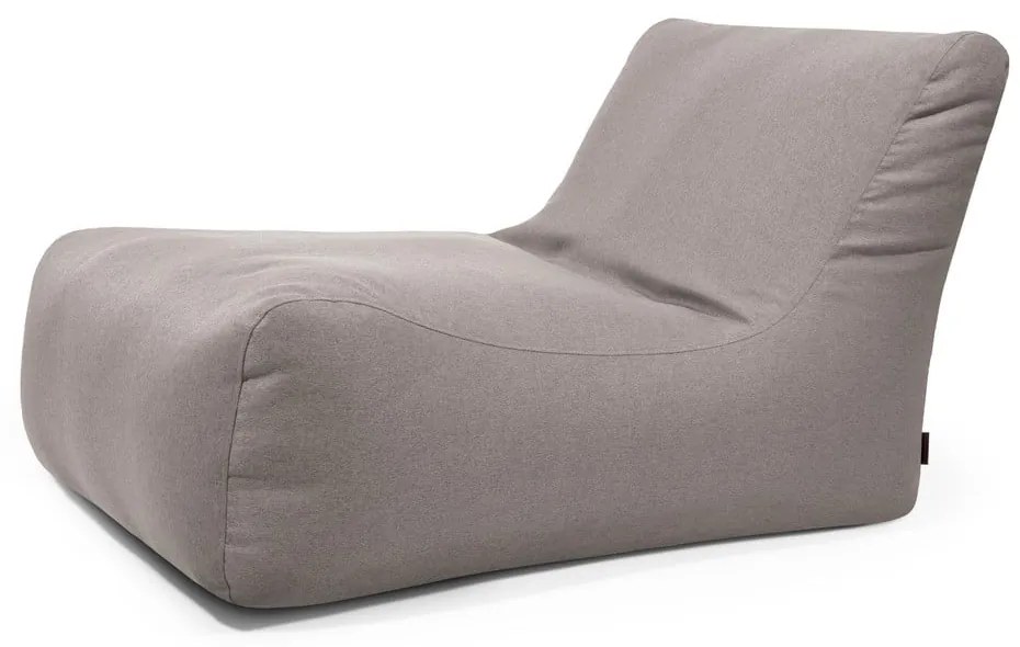 Сиво-бежов пуф Lounge 100 – SLOWDOWN