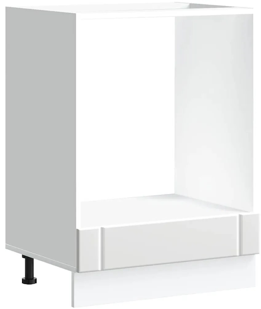 853757 vidaXL Шкаф за фурна, Lucca, бял, инженерно дърво