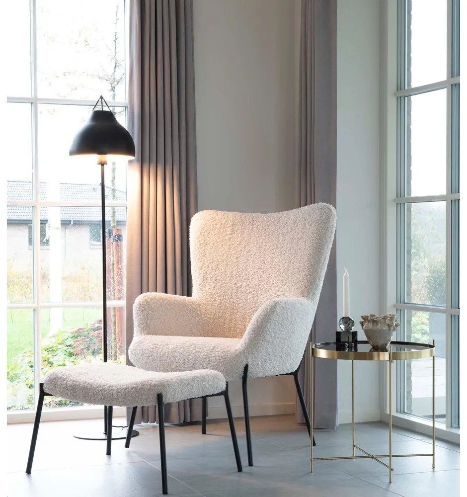 Кръгла масичка за кафе в златисто ø 48 cm Venezia - House Nordic