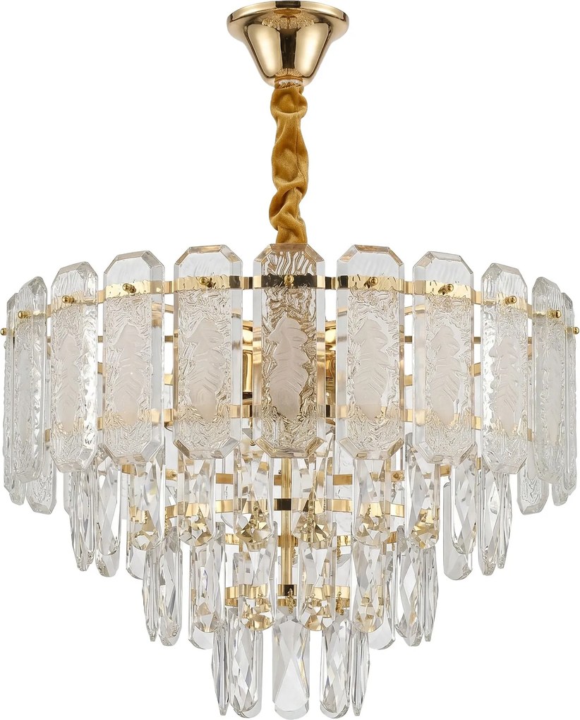 Кристална висяща лампа SWE088-CP 40cm GOLD