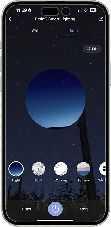 Интелигентна стенна лампа черна 24 см с 2 Wifi G9 - Otan