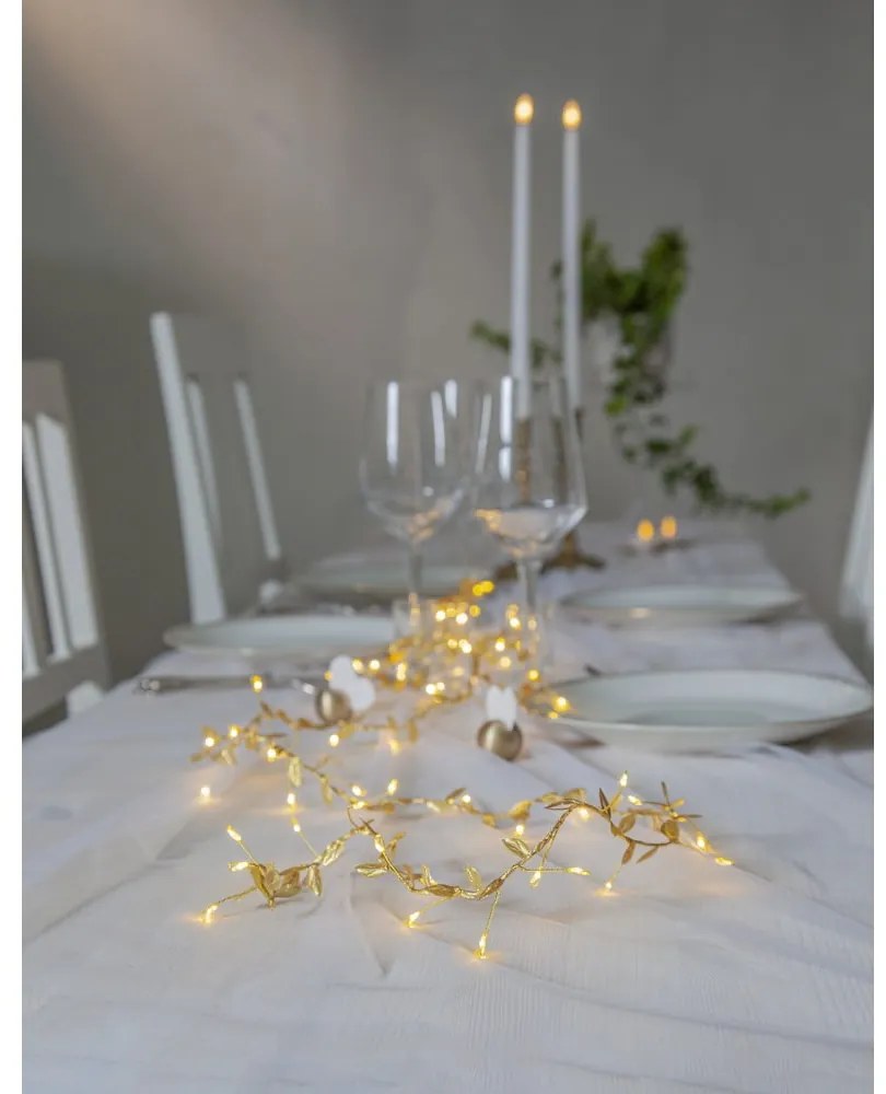 Светлинна декорация с коледен мотив в златист цвят Winny - Star Trading