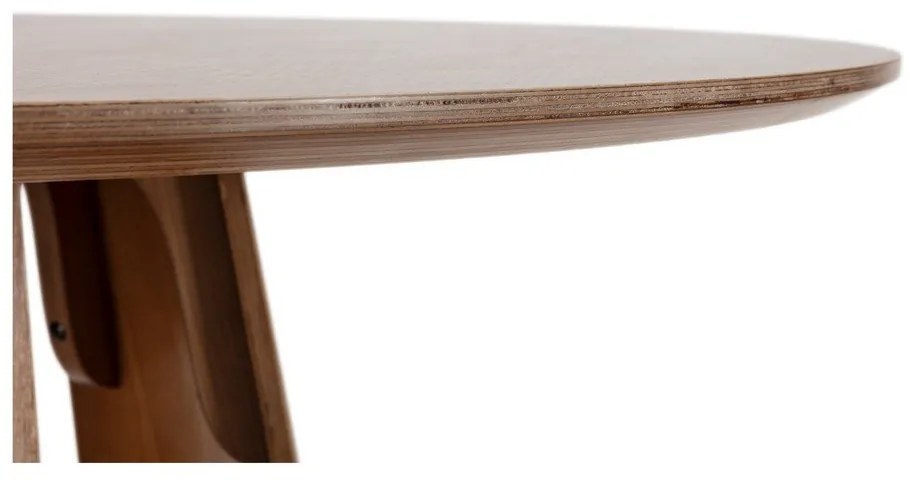 Кръгла трапезна маса от декор от дъб ø 120 cm Zuri – MOME